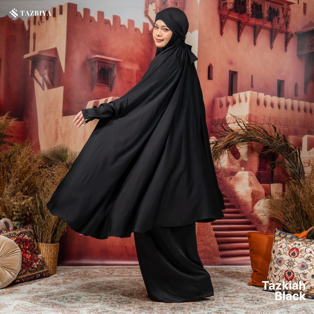 [NEW!] TAZBIYA MUKENA-GAMIS 3IN1 RAYON SATIN TAZKIAH ALLSIZE