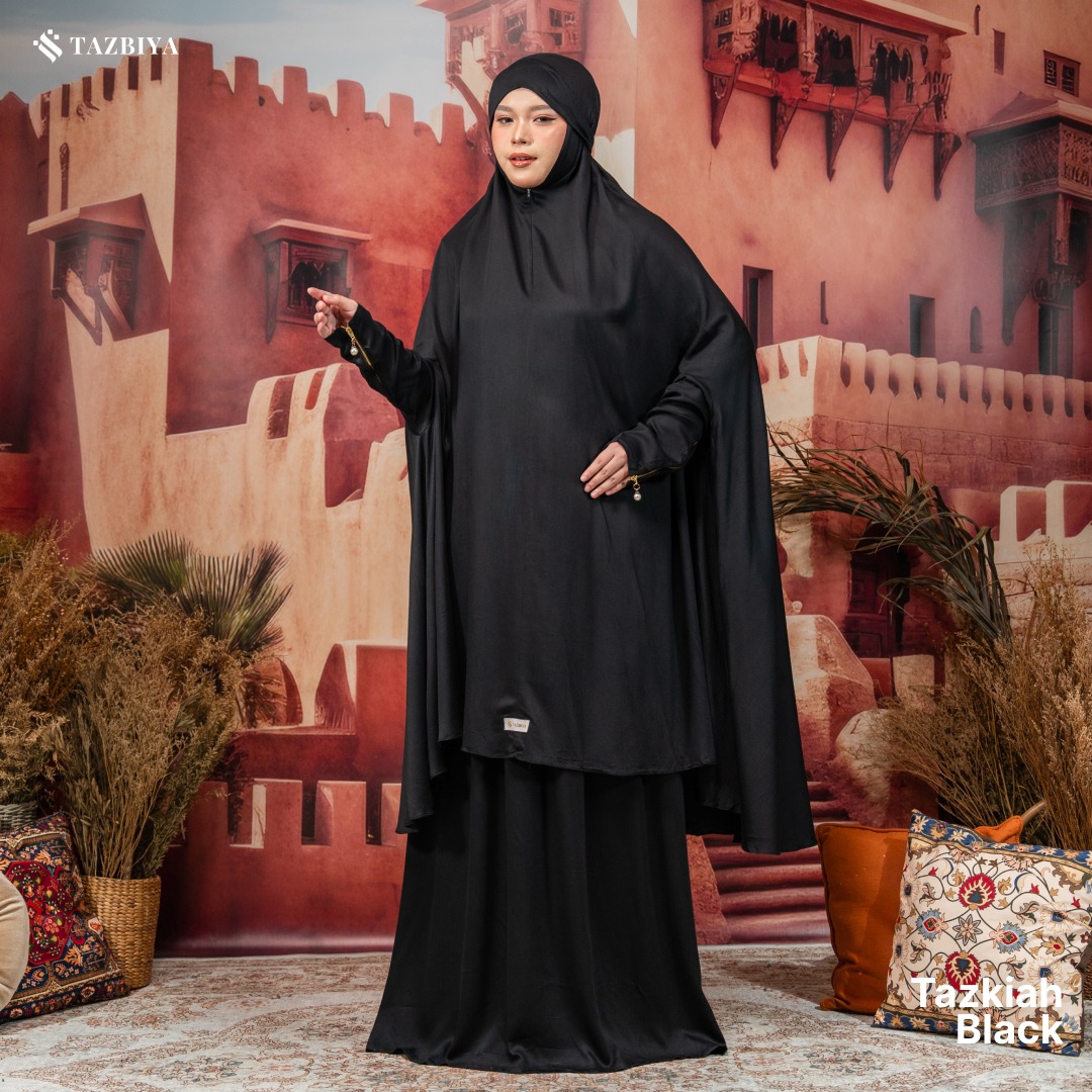 [NEW!] TAZBIYA MUKENA-GAMIS 3IN1 RAYON SATIN TAZKIAH ALLSIZE