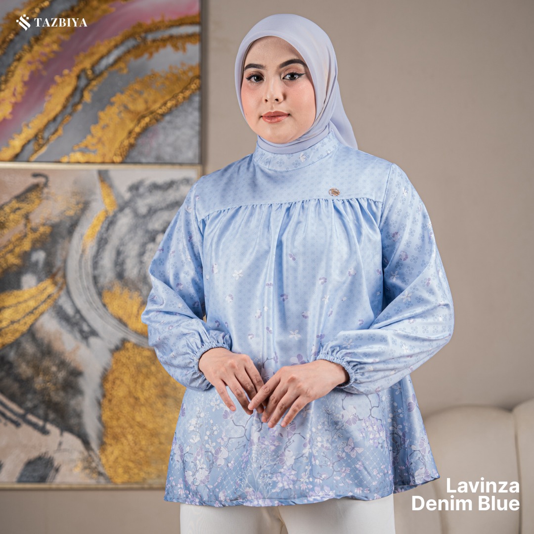 TAZBIYA BLOUSE LAVINZA SERIES | BLOUSE PREMIUM | ATASAN WANITA