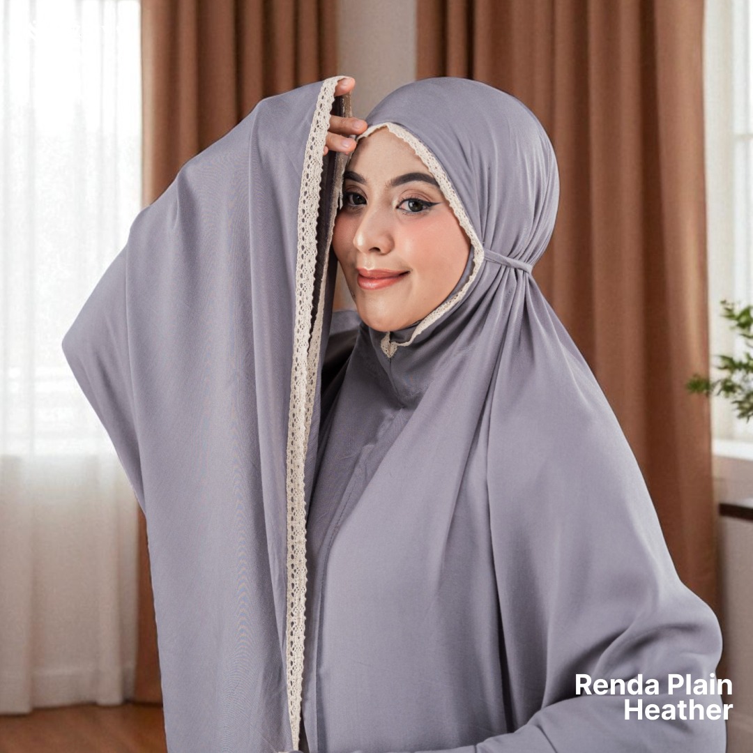 TAZBIYA MUKENA DEWASA PREMIUM JUMBO RENDA PLAIN POLOS