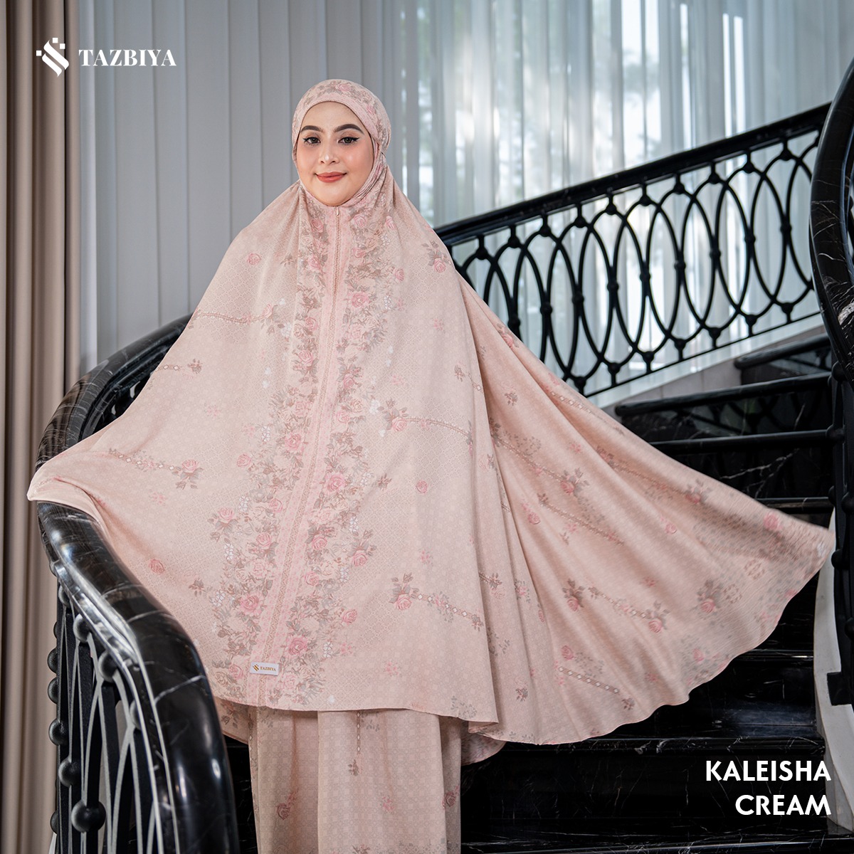 TAZBIYA MUKENA KALEISHA SERIES | MUKENA DEWASA RAYON SAJADAH 2IN1
