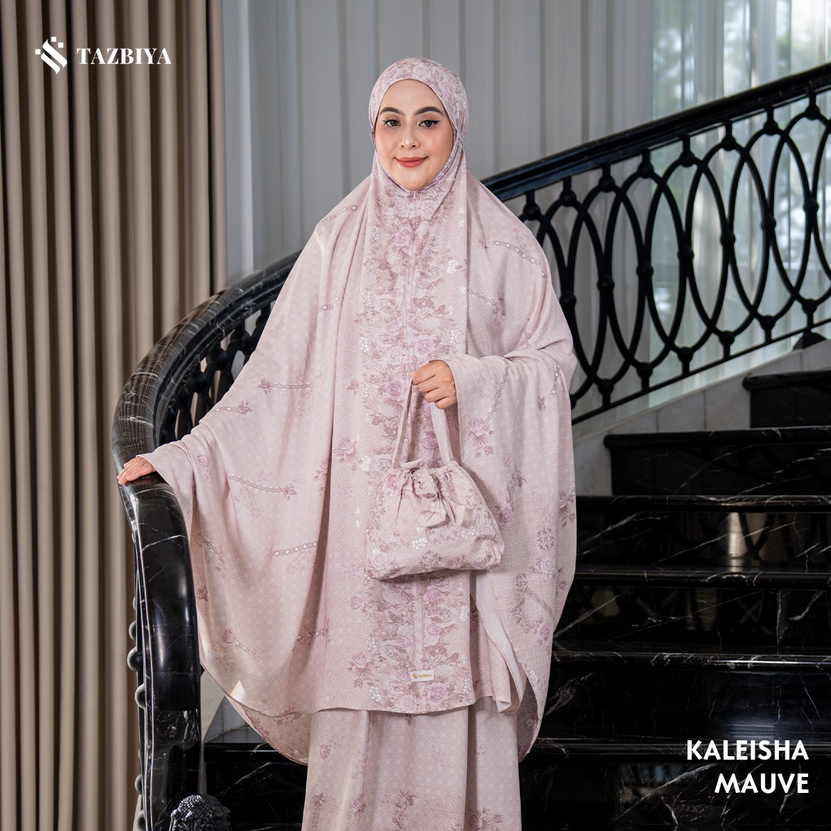 TAZBIYA MUKENA KALEISHA SERIES | MUKENA DEWASA RAYON SAJADAH 2IN1