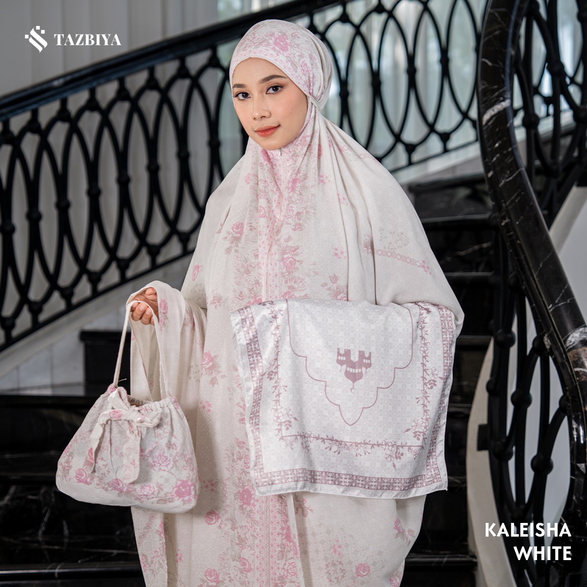 TAZBIYA MUKENA KALEISHA SERIES | MUKENA DEWASA RAYON SAJADAH 2IN1