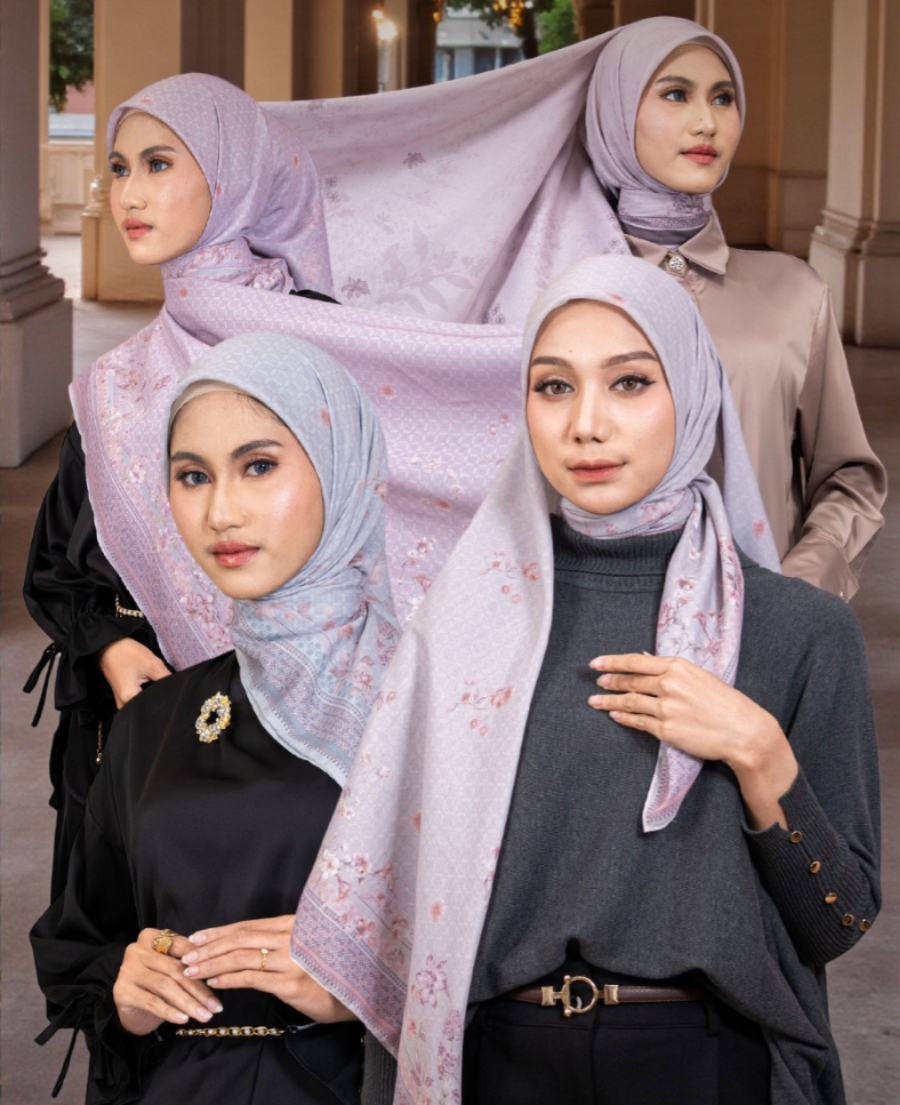 [HANYA 25K] SCARF TAZBIYA PREMIUM POLOS - MOTIF LAST STOCK I LAST CHANCE TO BUY (MOTIF RANDOM)