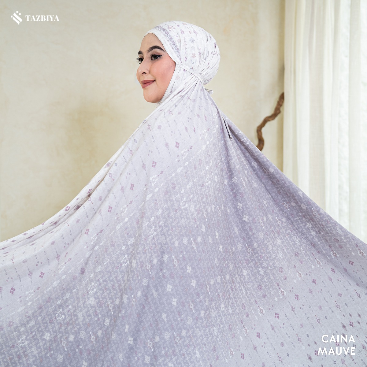 TAZBIYA MUKENA CAINA SERIES | MUKENA DEWASA RAYON SAJADAH PREMIUM 2IN1