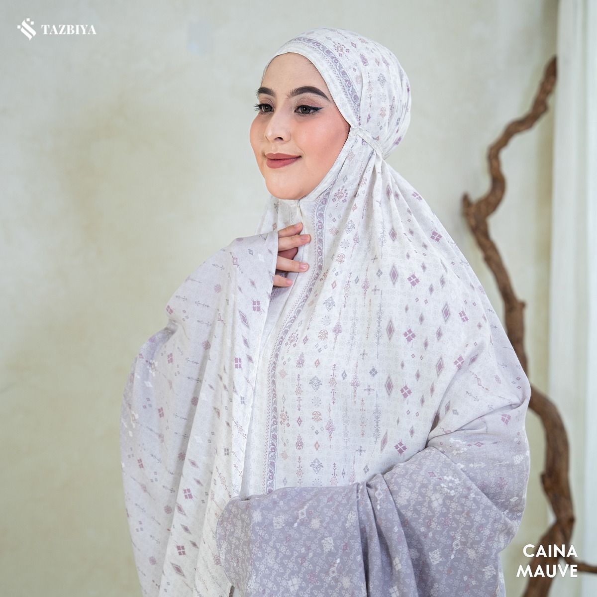 TAZBIYA MUKENA CAINA SERIES | MUKENA DEWASA RAYON SAJADAH PREMIUM 2IN1
