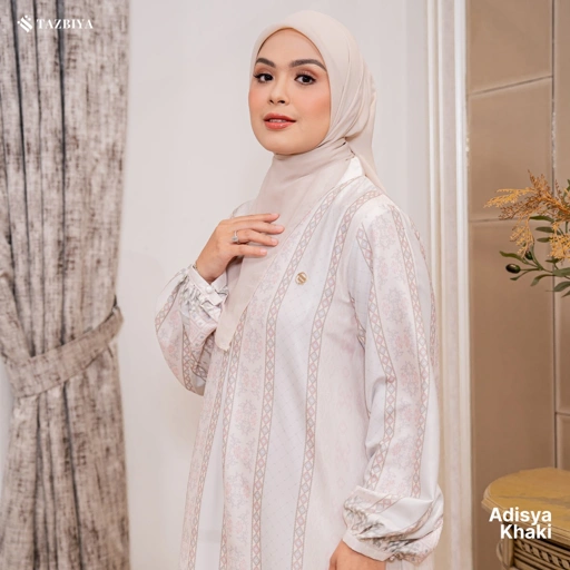Image of TAZBIYA MUSLIMWEAR GAMIS RAYON PREMIUM ADISYA SERIES