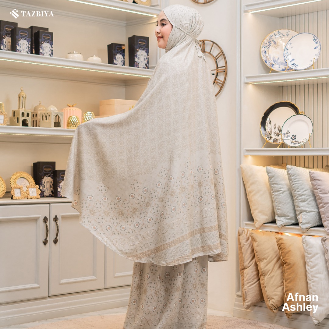 TAZBIYA MUKENA AFNAN SERIES | MUKENA RAYON PREMIUM 2IN1 DEWASA