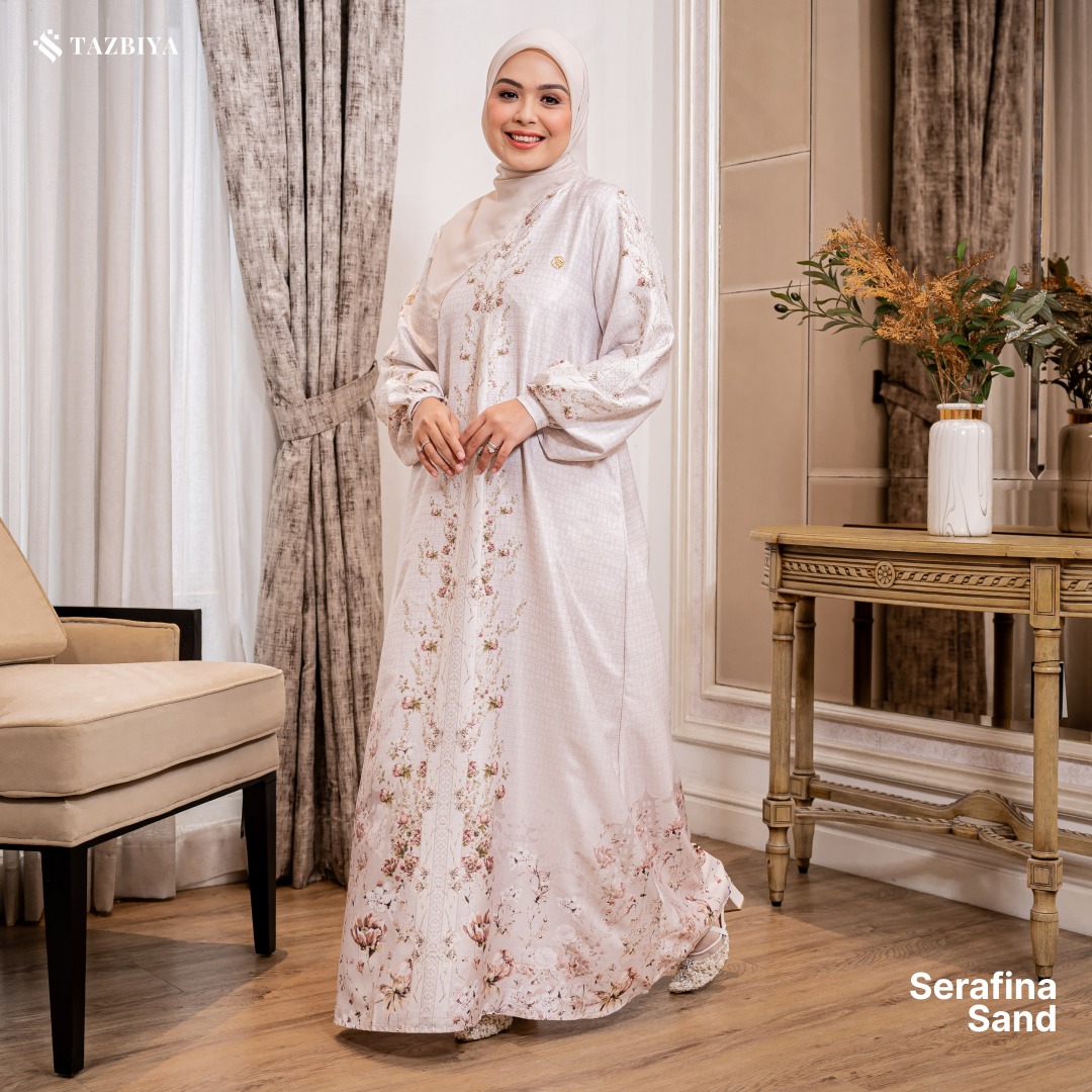 TAZBIYA MUSLIMWEAR GAMIS RAYON PREMIUM SERAFINA SERIES