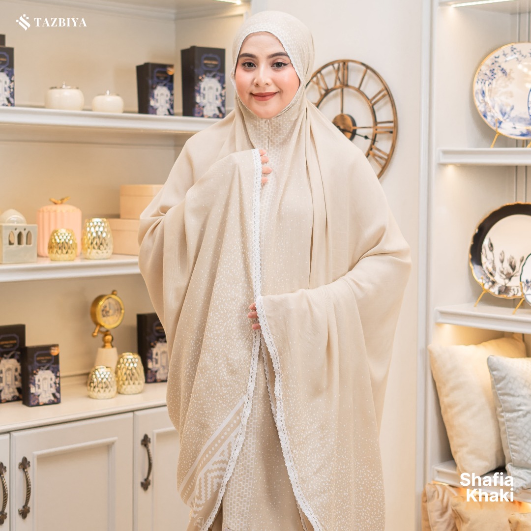 TAZBIYA MUKENA RAYON SAJADAH 2IN1 SHAFIA SERIES