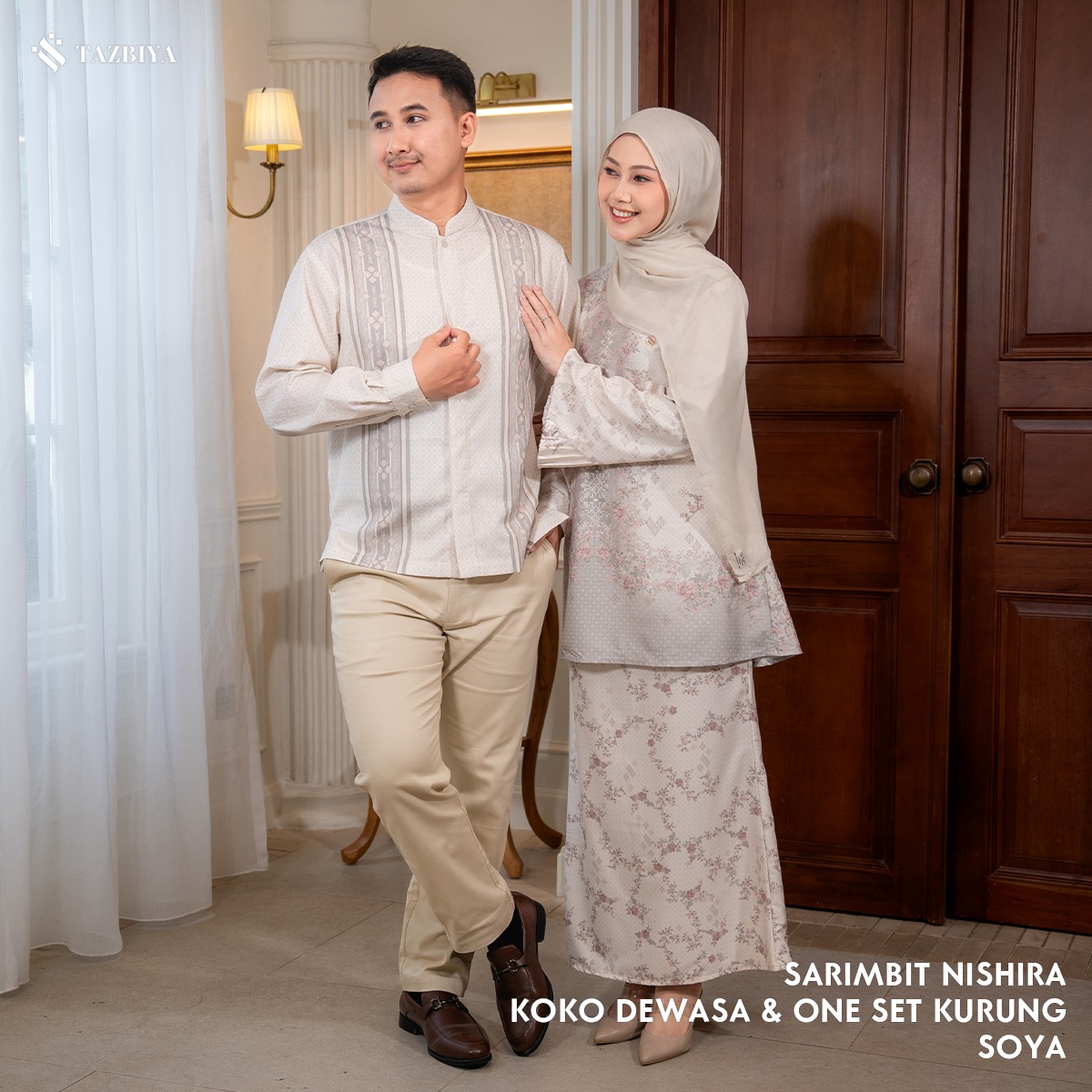 [NEW COLLECTION] TAZBIYA SARIMBIT NISHIRA SERIES | Baju Sarimbit Lebaran | Baju Sarimbit | Baju Sarimbit Keluarga | Sarimbit 2027