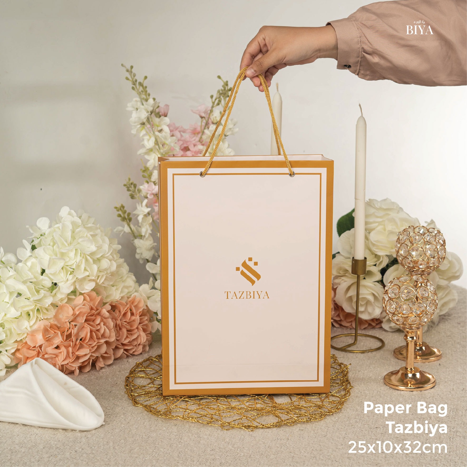 PAPER BAG TAZBIYA SERIES | HADIAH ULANG TAHUN | HAMPERS PERNIKAHAN | PAPER BAG HAMPERS I PACKAGING I KANTONG