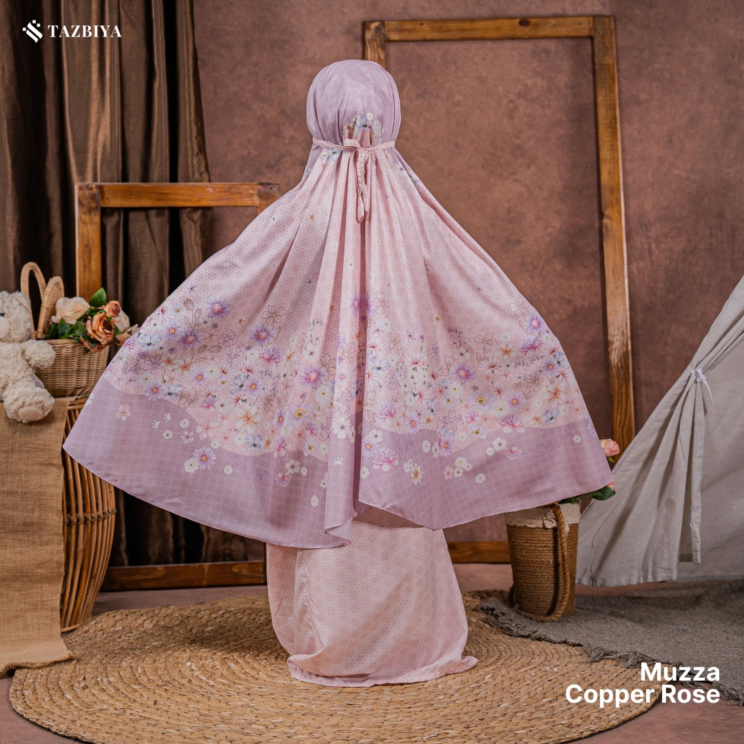 TAZBIYA MUKENA ANAK TRAVEL MUZZA SERIES I Mukena Anak Motif TK SD SMP | Mukena Anak 4-14 Tahun | Mukena Travel Anak