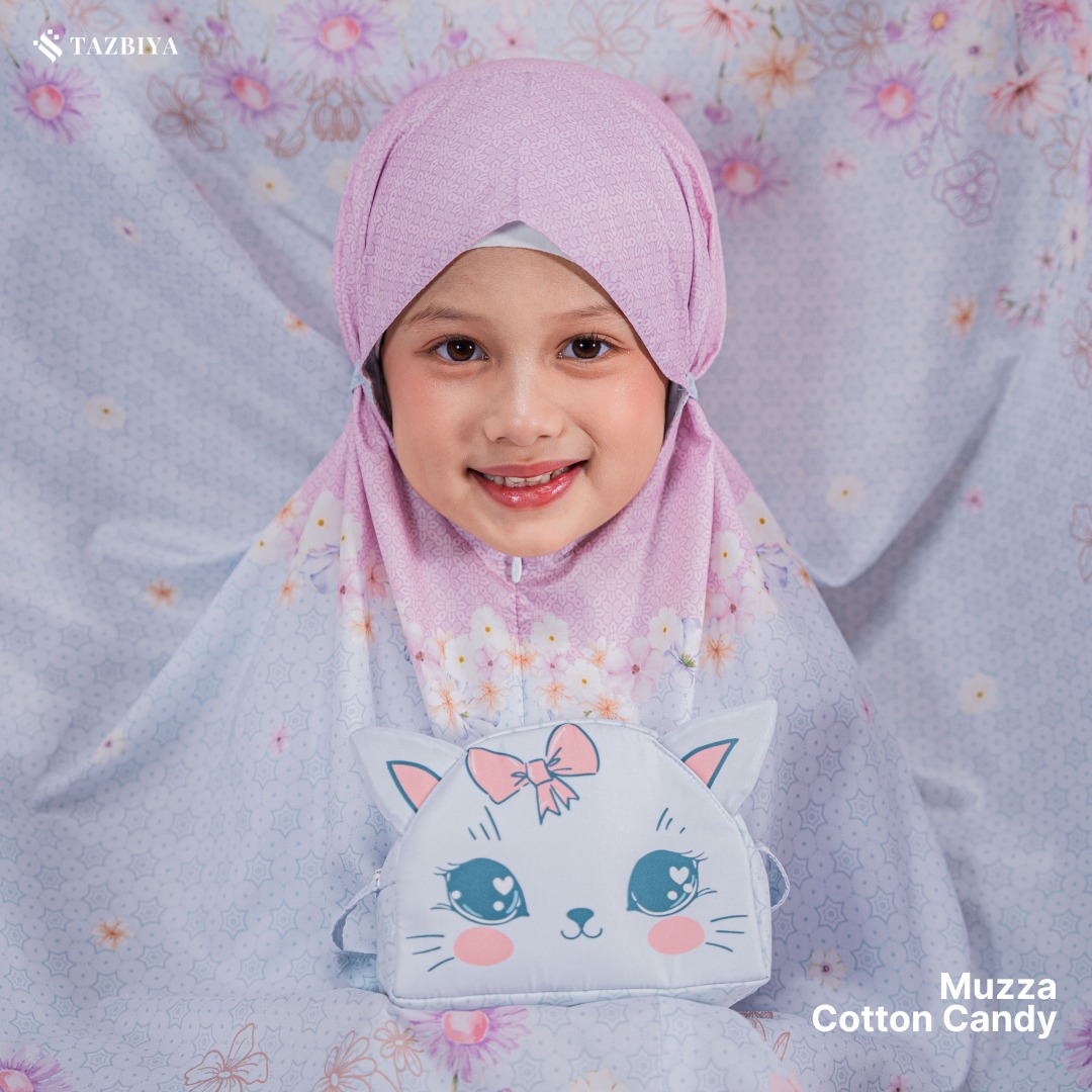 TAZBIYA MUKENA ANAK TRAVEL MUZZA SERIES I Mukena Anak Motif TK SD SMP | Mukena Anak 4-14 Tahun | Mukena Travel Anak