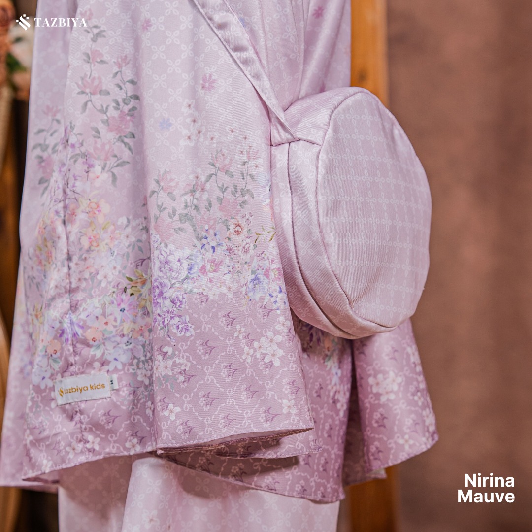 TAZBIYA MUKENA ANAK COTTON NIRINA SERIES I Mukena Anak Motif TK SD SMP | Mukena Anak 4-14 Tahun