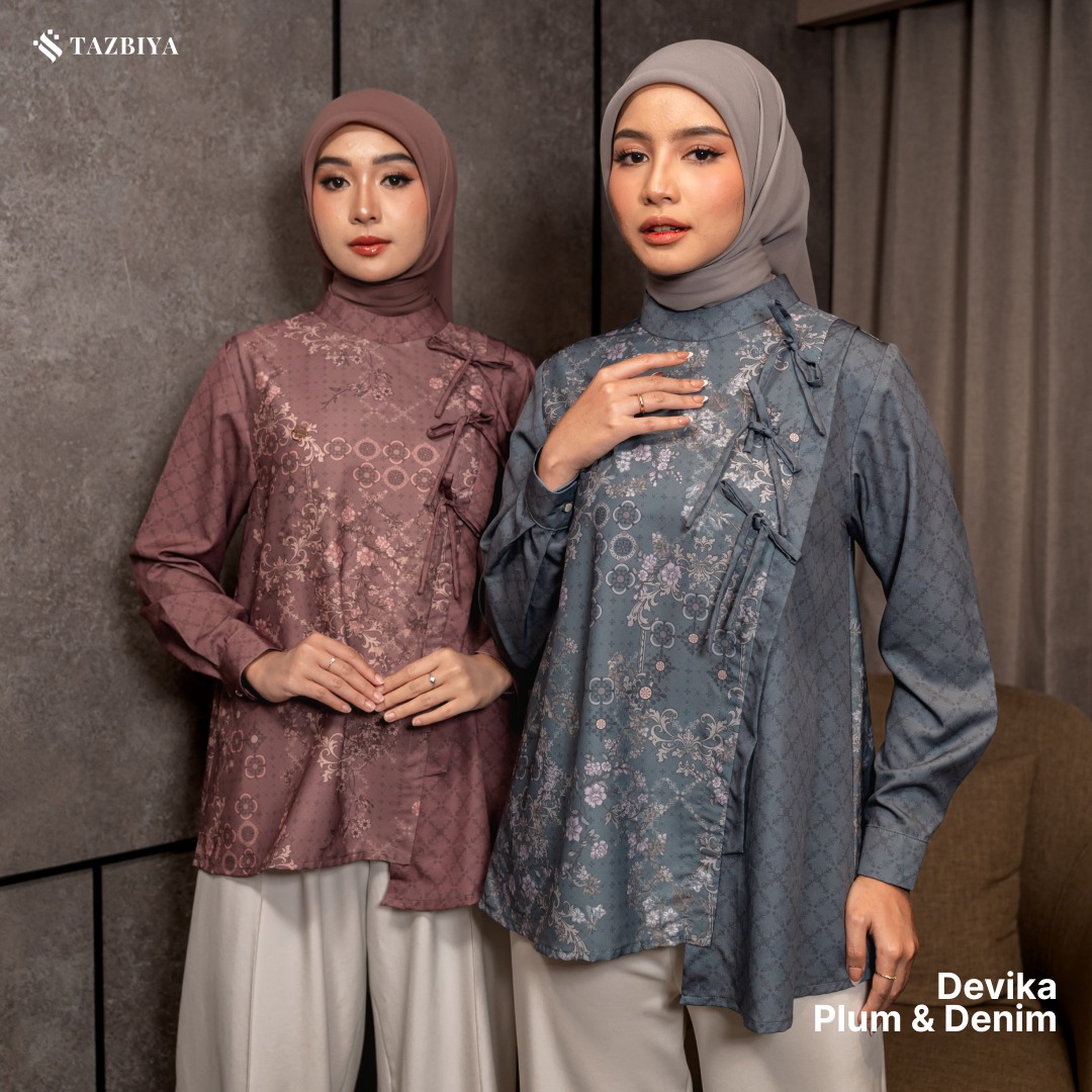 TAZBIYA BLOUSE DEVIKA SERIES | BLOUSE PREMIUM | ATASAN WANITA