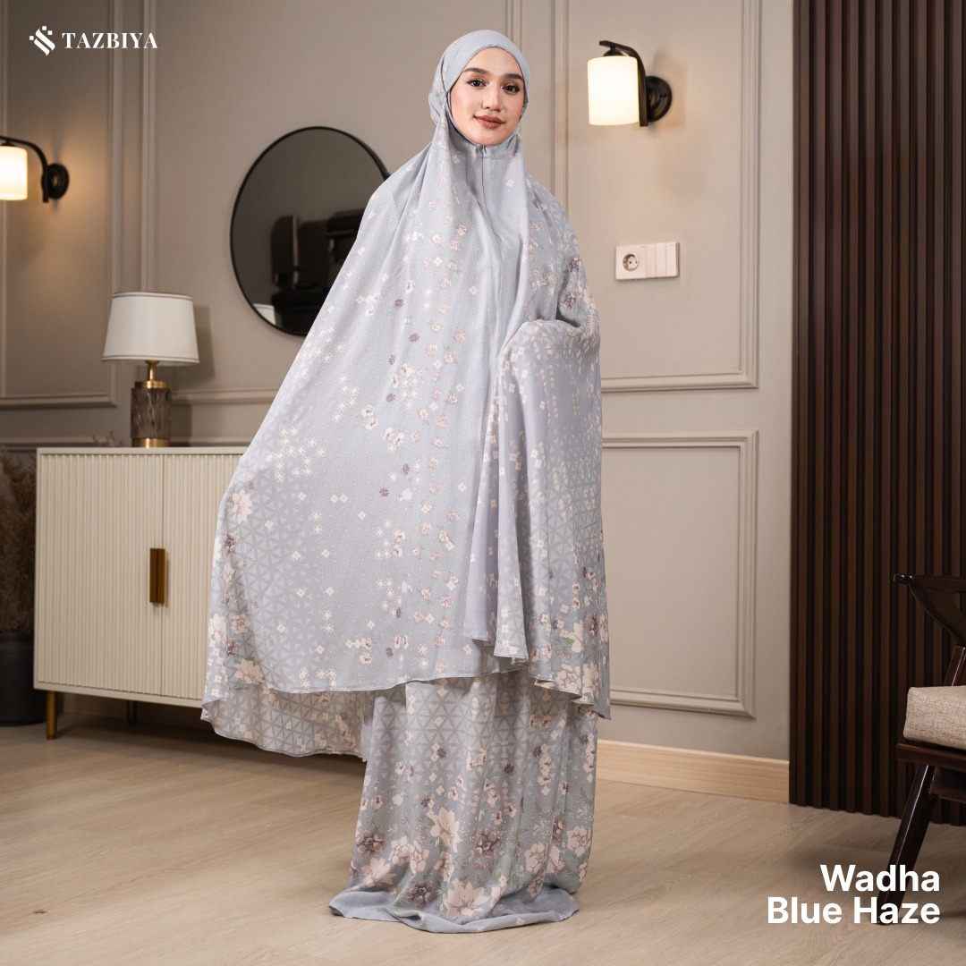 TAZBIYA MUKENA WADHA SERIES | MUKENA RAYON SAJADAH PREMIUM 2IN1 DEWASA