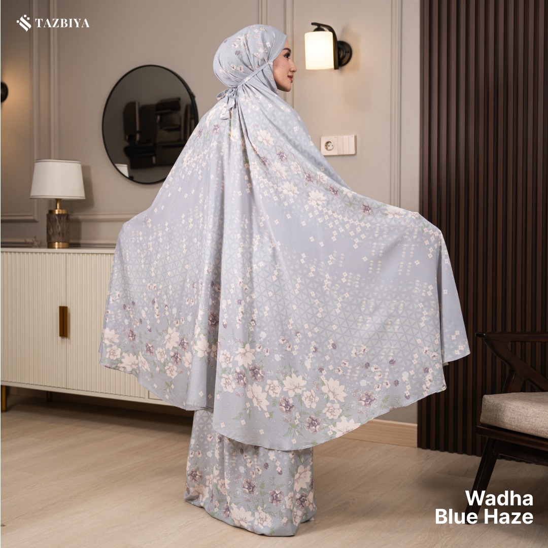 TAZBIYA MUKENA WADHA SERIES | MUKENA RAYON SAJADAH PREMIUM 2IN1 DEWASA