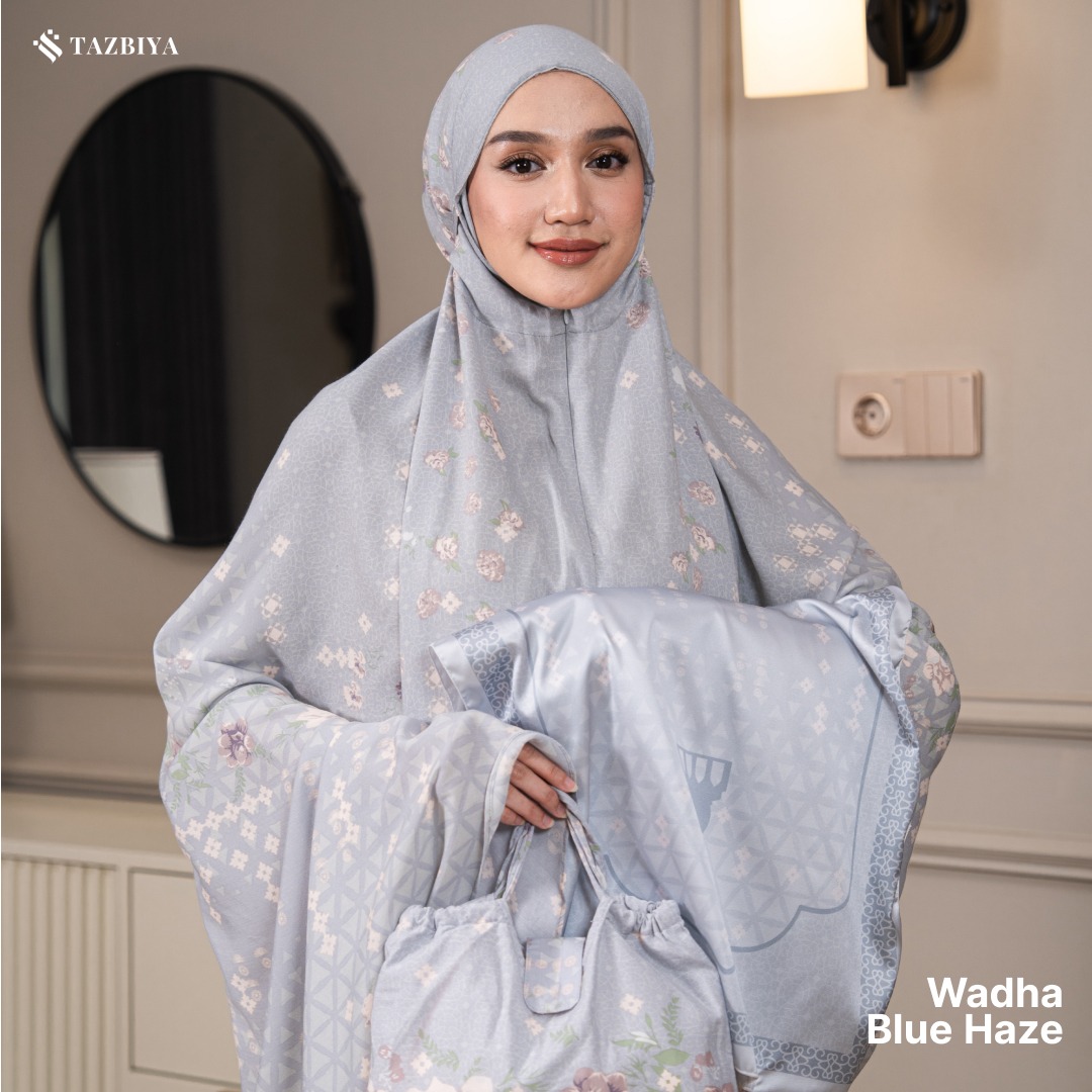 TAZBIYA MUKENA WADHA SERIES | MUKENA RAYON SAJADAH PREMIUM 2IN1 DEWASA