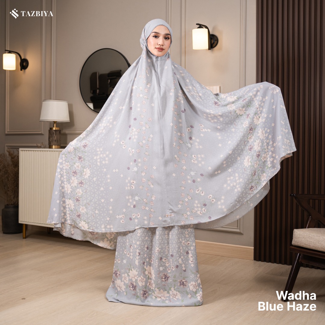 TAZBIYA MUKENA WADHA SERIES | MUKENA RAYON SAJADAH PREMIUM 2IN1 DEWASA