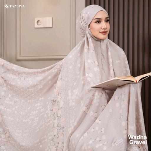 Image of TAZBIYA MUKENA WADHA SERIES | MUKENA RAYON SAJADAH PREMIUM 2IN1 DEWASA