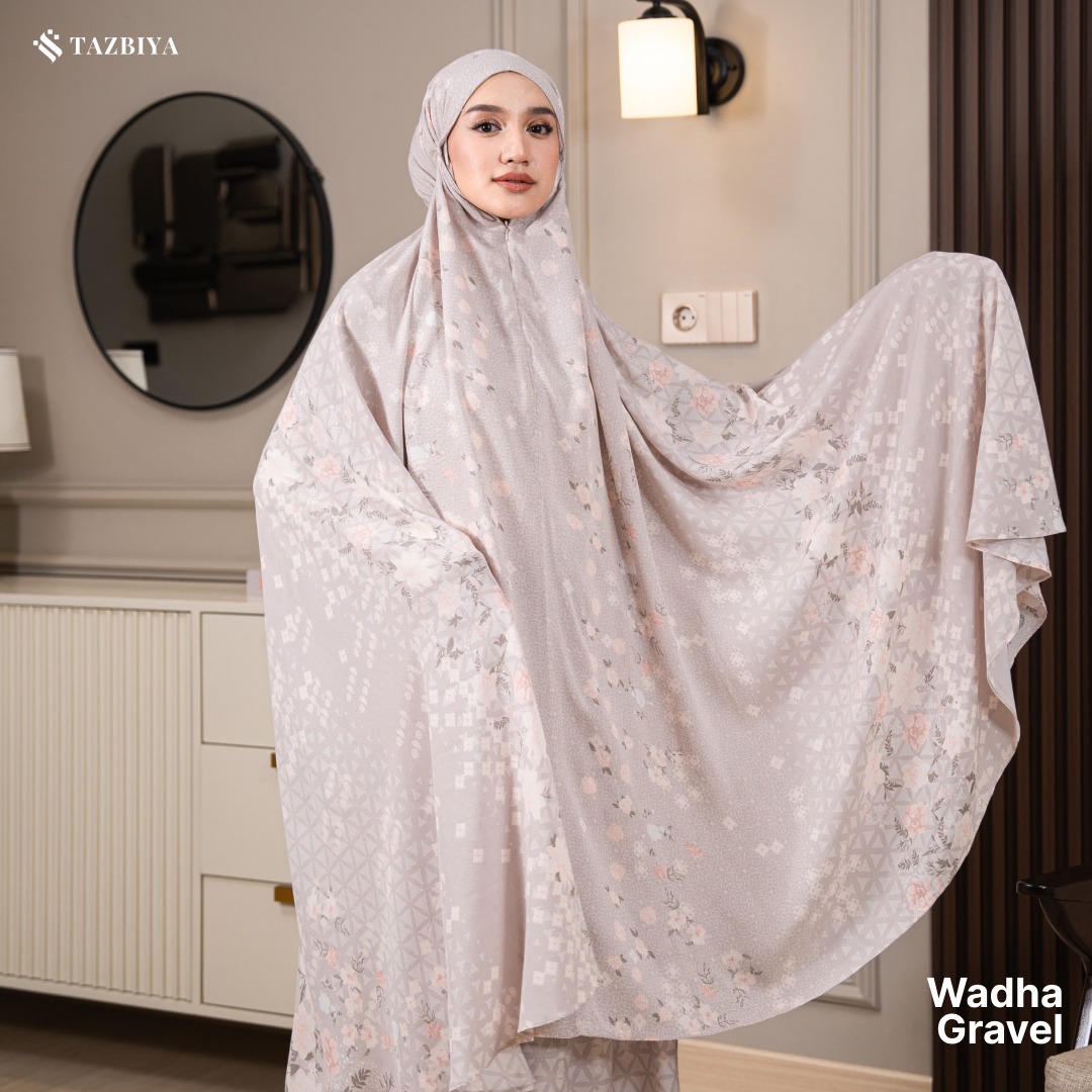 TAZBIYA MUKENA WADHA SERIES | MUKENA RAYON SAJADAH PREMIUM 2IN1 DEWASA