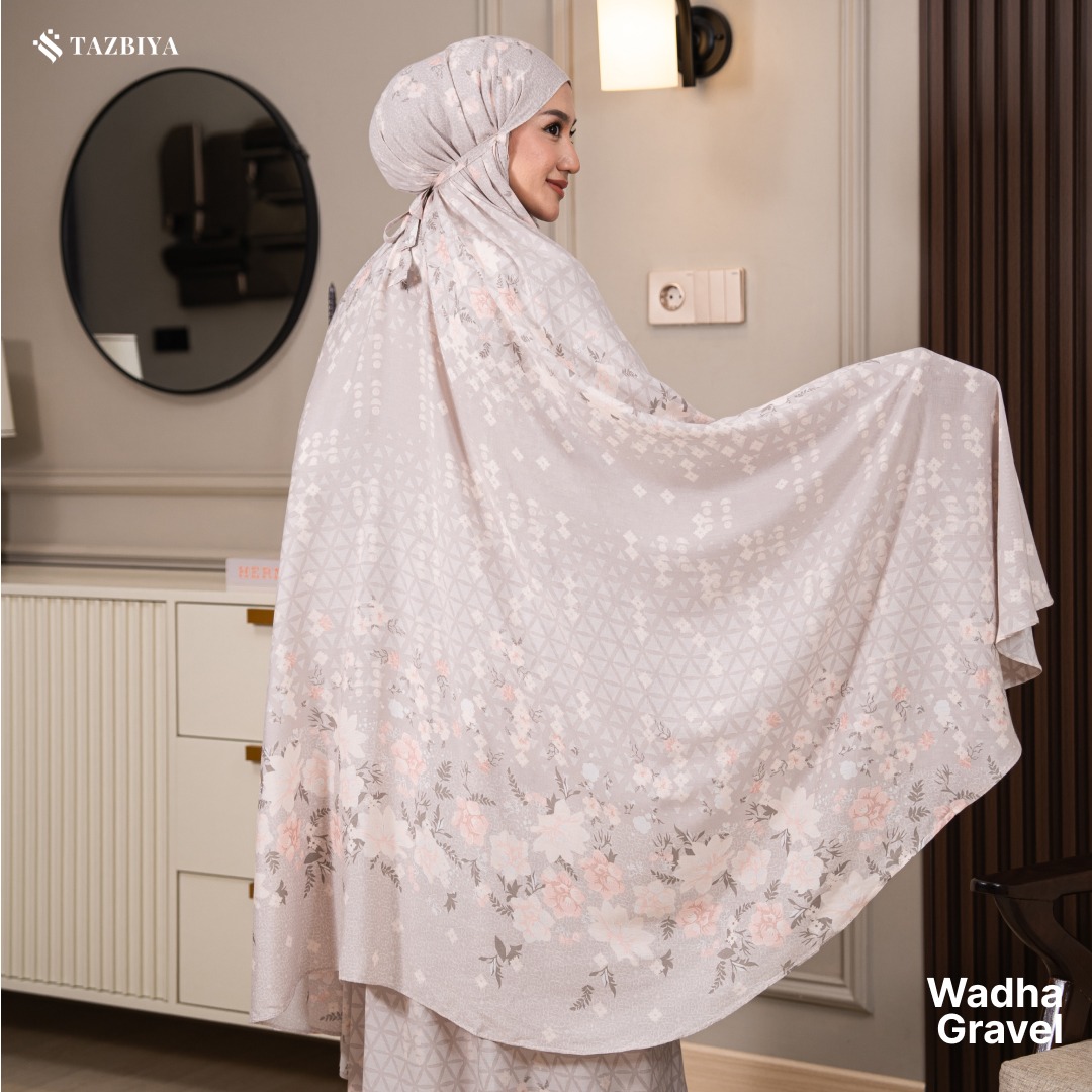 TAZBIYA MUKENA WADHA SERIES | MUKENA RAYON SAJADAH PREMIUM 2IN1 DEWASA