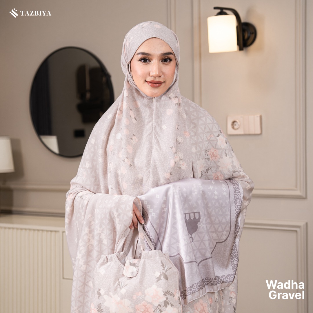 TAZBIYA MUKENA WADHA SERIES | MUKENA RAYON SAJADAH PREMIUM 2IN1 DEWASA