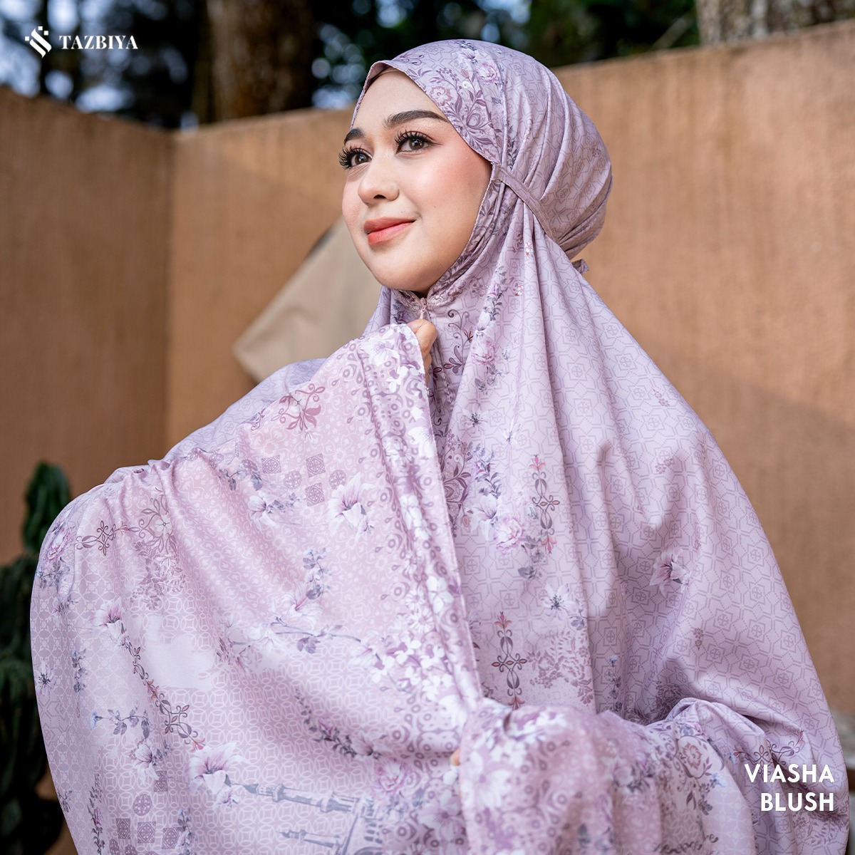 [NEW] TAZBIYA - Mukena Travel Premium 2 in 1 Sajadah Viasha Series (Mukena Travel Inovasi Bahan Halus Anti Berisik)