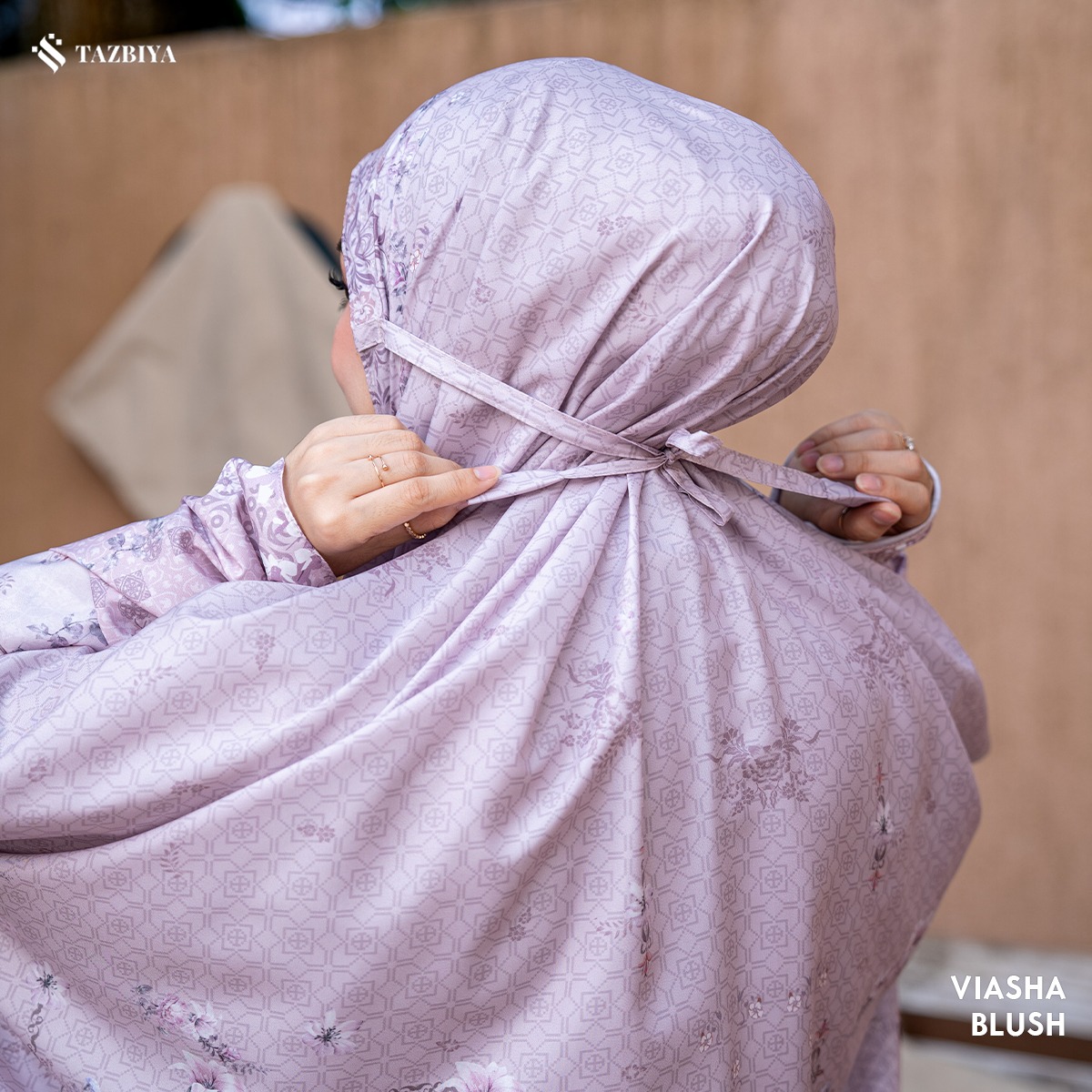 [NEW] TAZBIYA - Mukena Travel Premium 2 in 1 Sajadah Viasha Series (Mukena Travel Inovasi Bahan Halus Anti Berisik)
