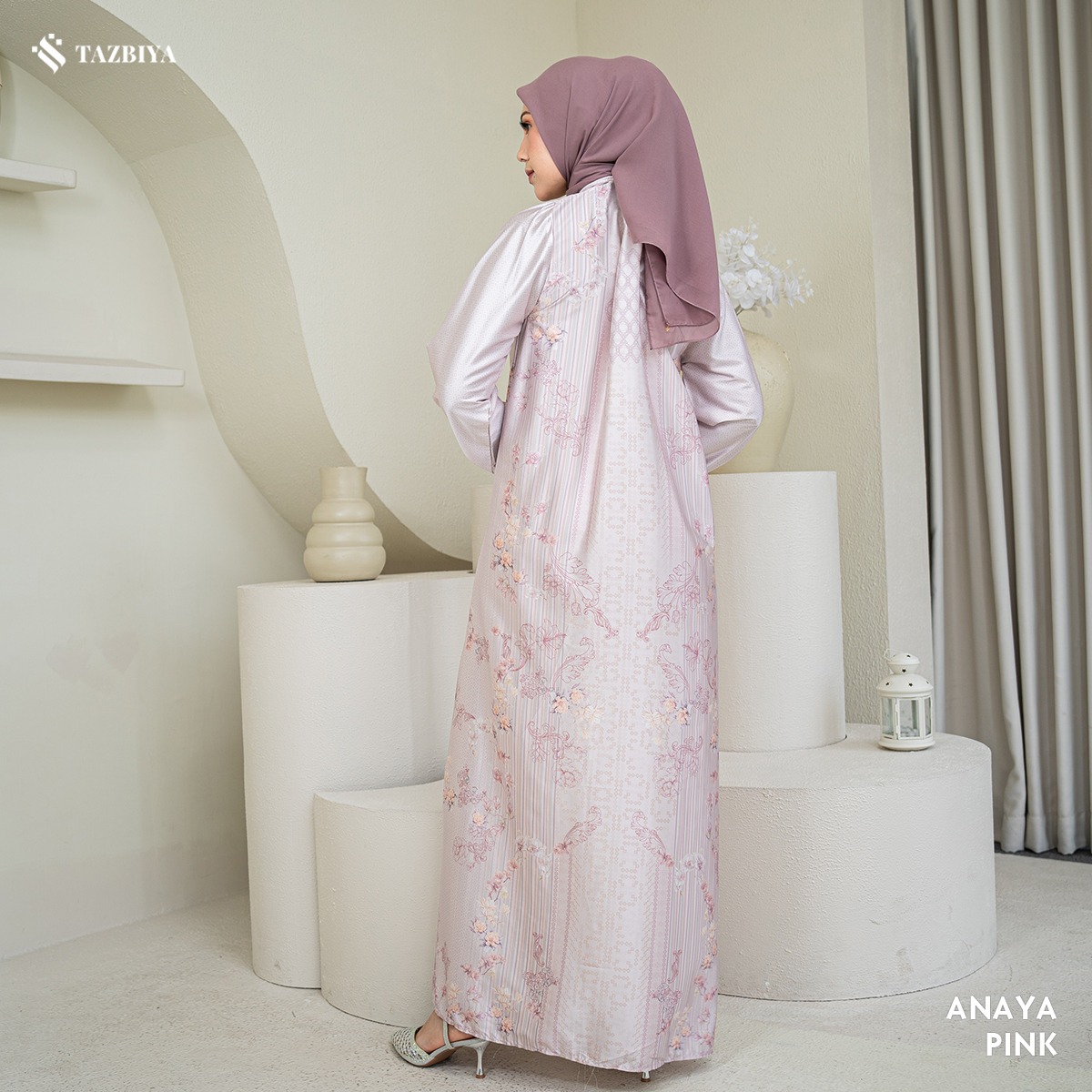 TAZBIYA MUSLIMWEAR GAMIS SILK PREMIUM ANAYA SERIES
