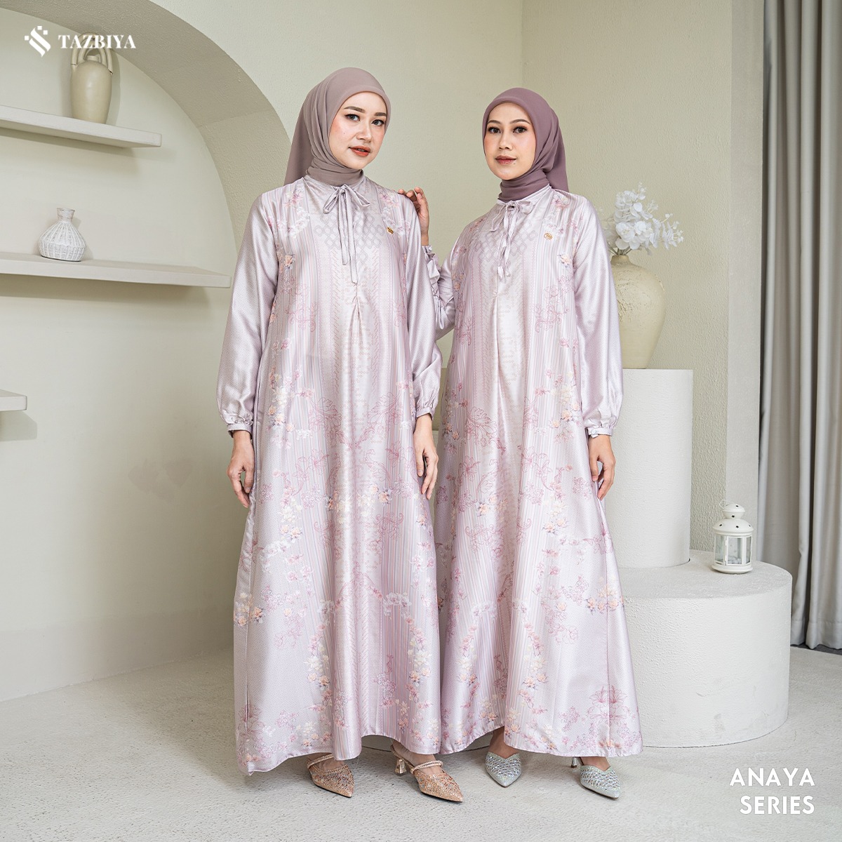 TAZBIYA MUSLIMWEAR GAMIS SILK PREMIUM ANAYA SERIES