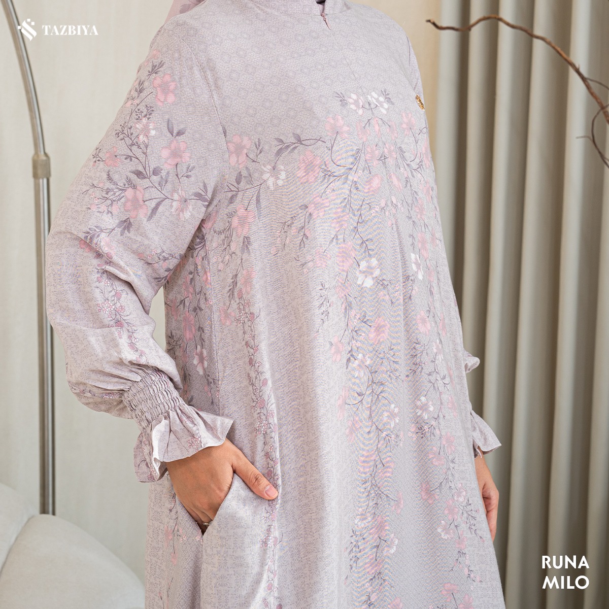 TAZBIYA MUSLIMWEAR GAMIS RAYON PREMIUM RUNA SERIES