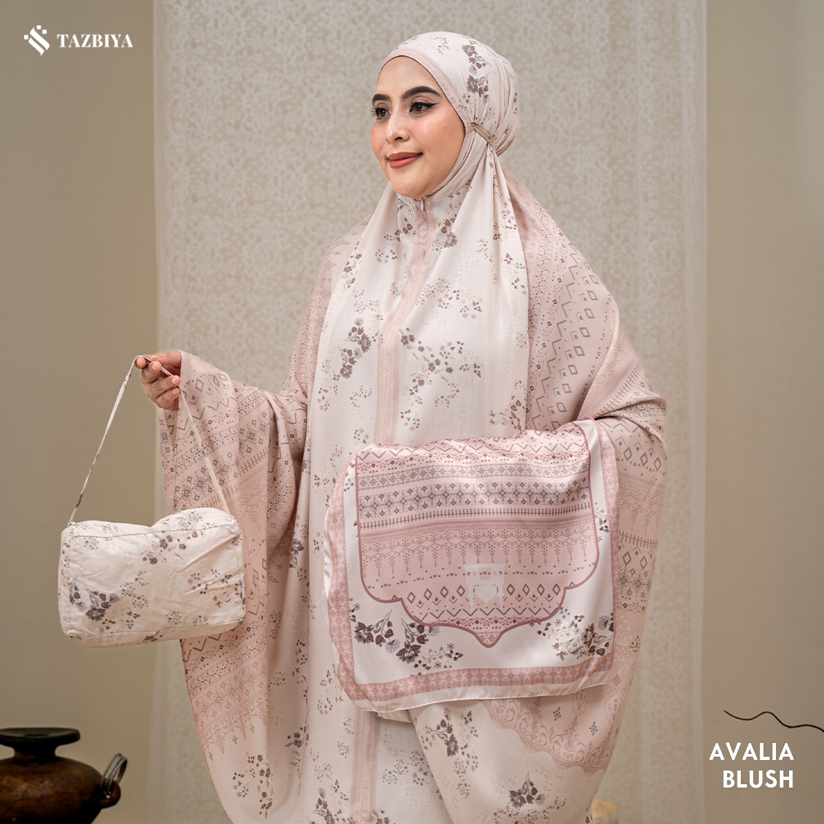 TAZBIYA MUKENA RAYON SAJADAH 2IN1 AVALIA SERIES