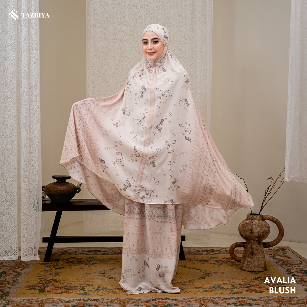 TAZBIYA MUKENA RAYON SAJADAH 2IN1 AVALIA SERIES