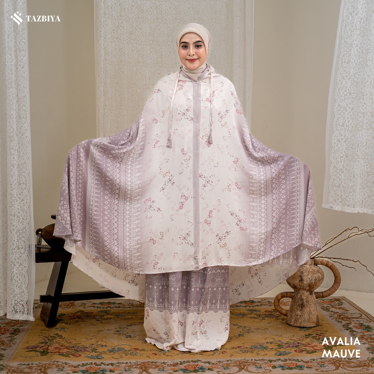 TAZBIYA MUKENA RAYON SAJADAH 2IN1 AVALIA SERIES