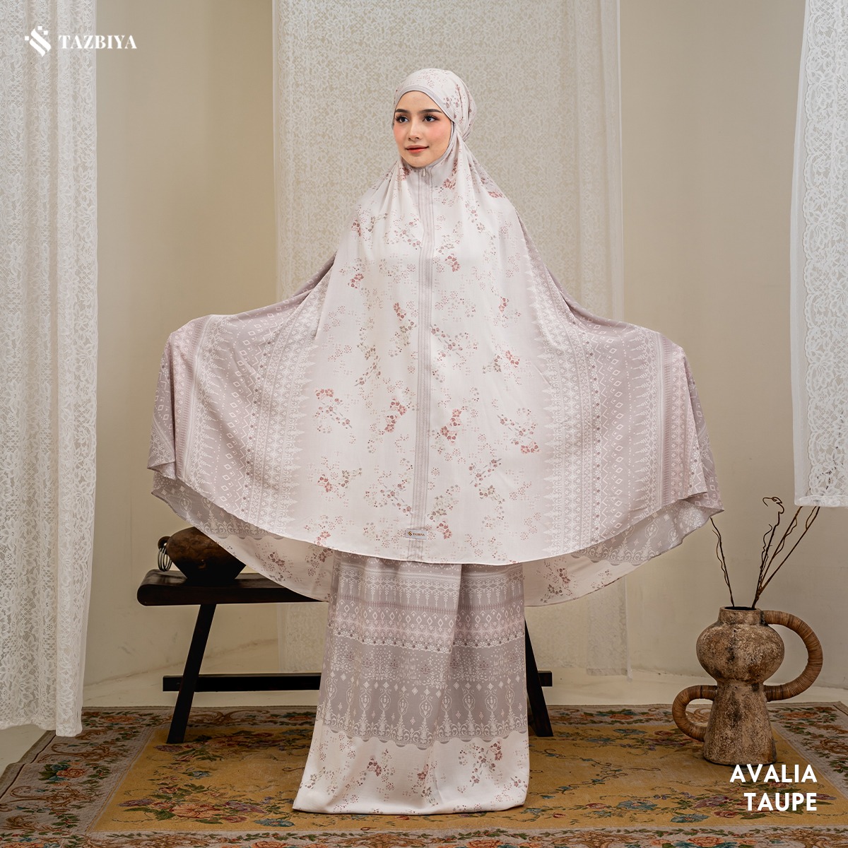 TAZBIYA MUKENA RAYON SAJADAH 2IN1 AVALIA SERIES