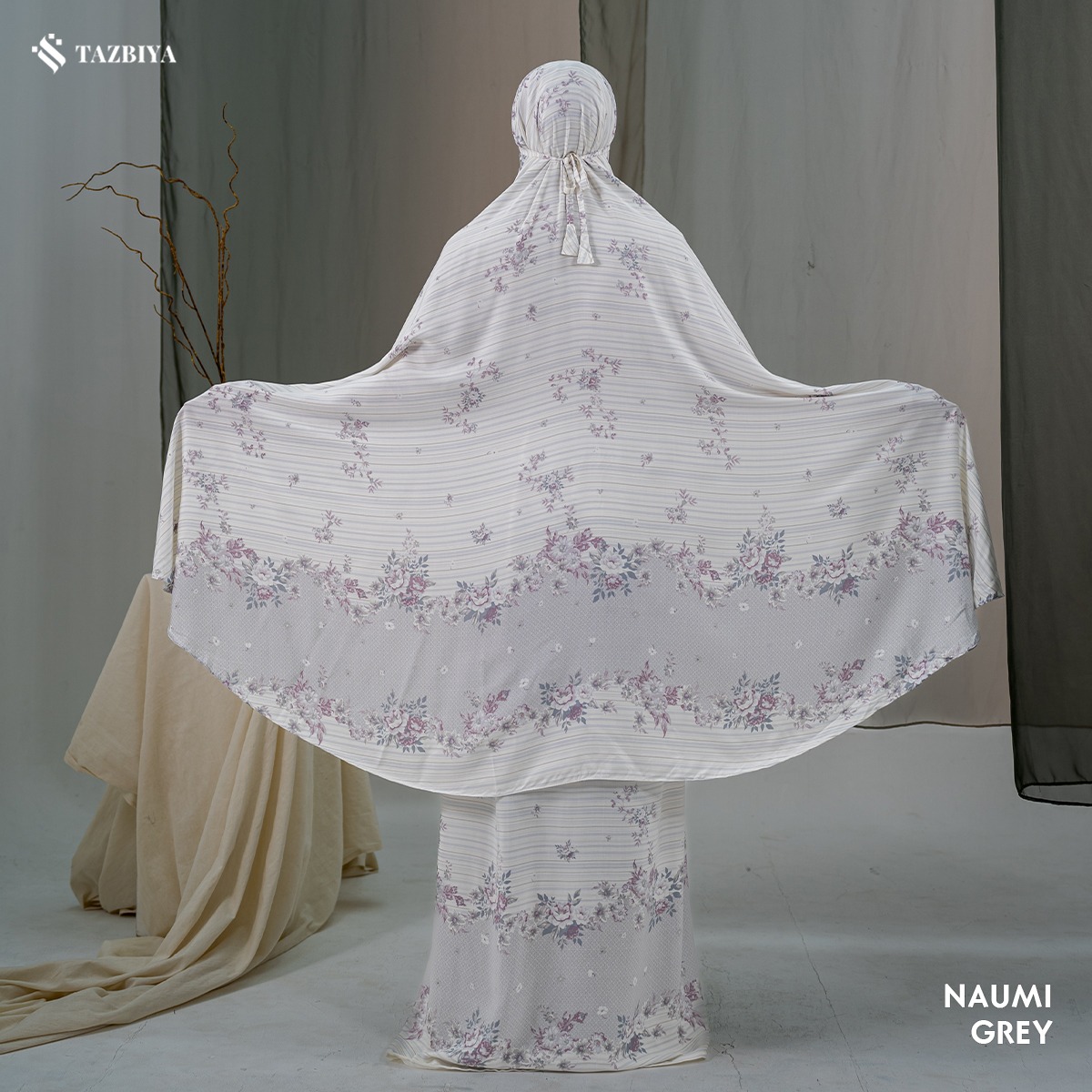 TAZBIYA MUKENA RAYON SAJADAH 2IN1 NAUMI SERIES