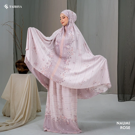 TAZBIYA MUKENA RAYON SAJADAH 2IN1 NAUMI SERIES