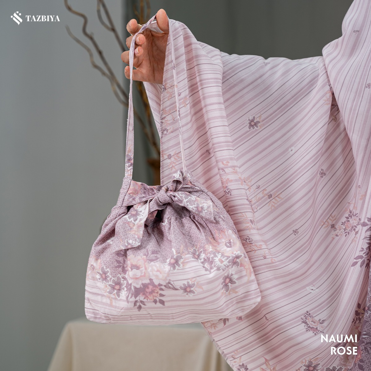 TAZBIYA MUKENA RAYON SAJADAH 2IN1 NAUMI SERIES