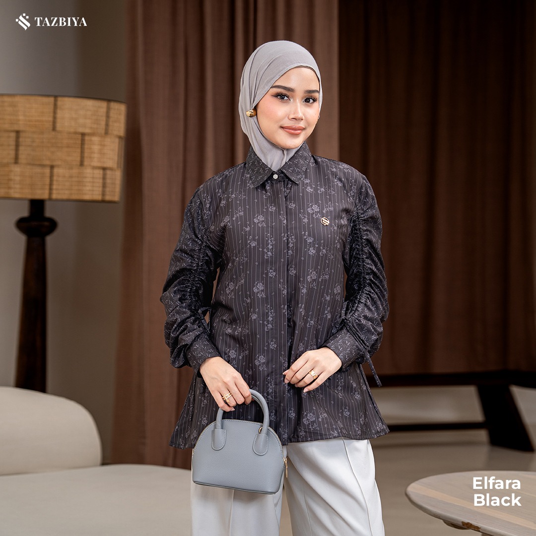 TAZBIYA BLOUSE ELFARA SERIES | BLOUSE PREMIUM | ATASAN WANITA