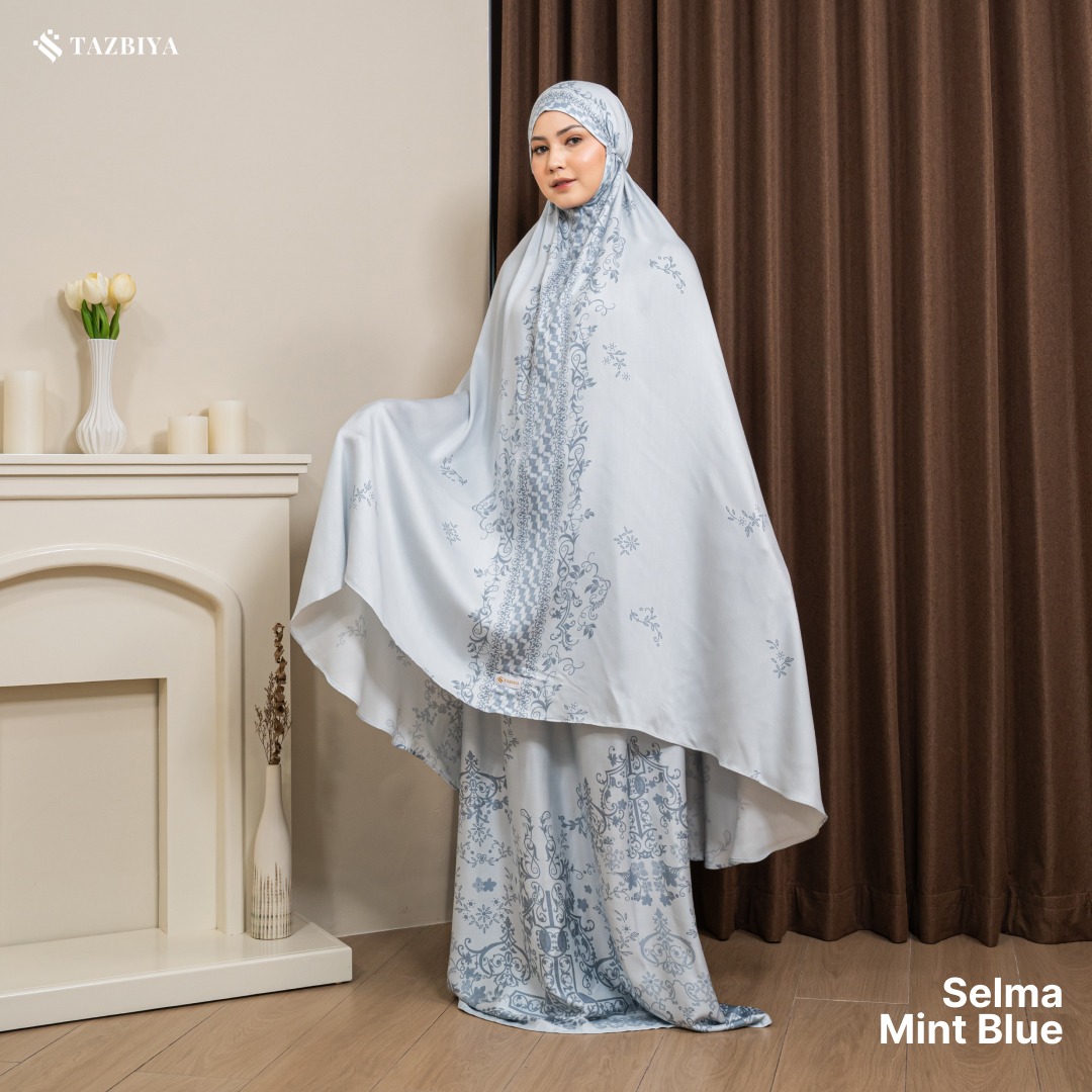 TAZBIYA MUKENA RAYON SATIN PREMIUM SELMA SERIES