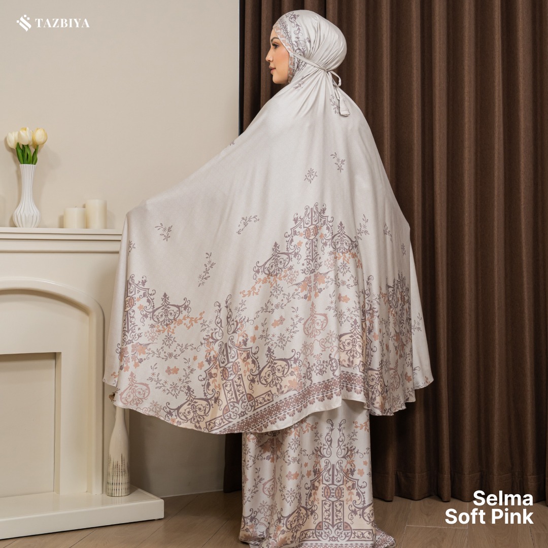 TAZBIYA MUKENA RAYON SATIN PREMIUM SELMA SERIES