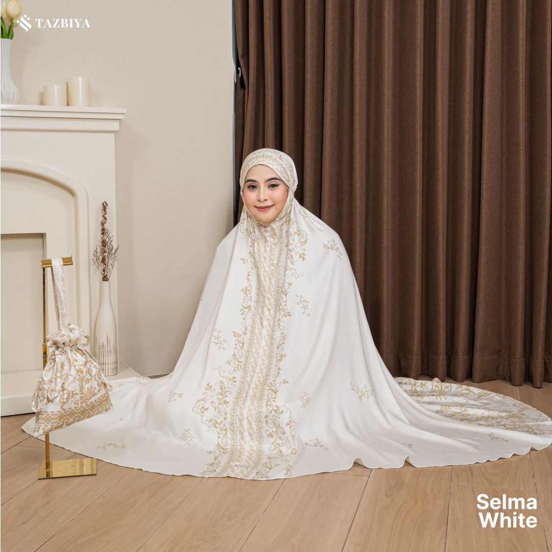 TAZBIYA MUKENA RAYON SATIN PREMIUM SELMA SERIES