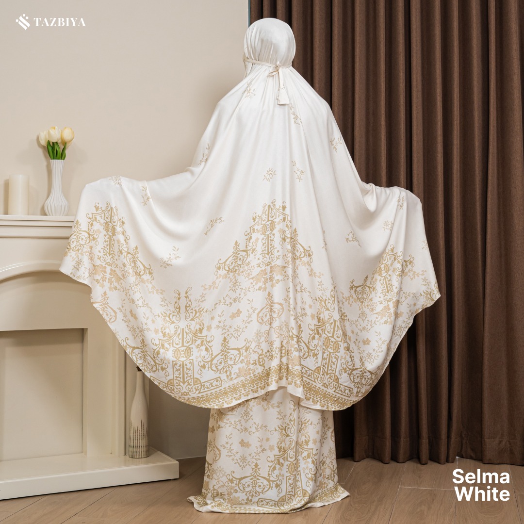 TAZBIYA MUKENA RAYON SATIN PREMIUM SELMA SERIES