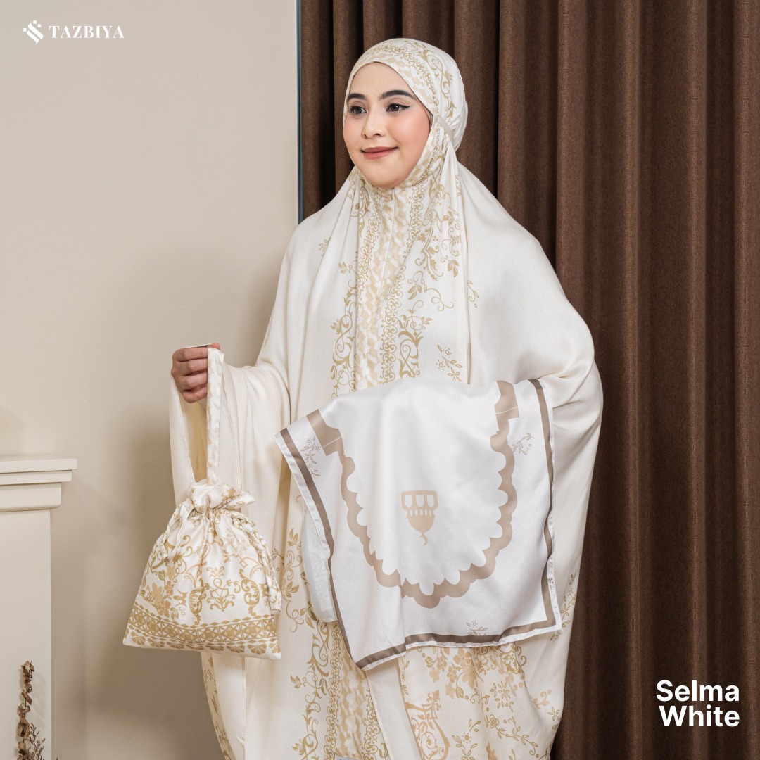 TAZBIYA MUKENA RAYON SATIN PREMIUM SELMA SERIES