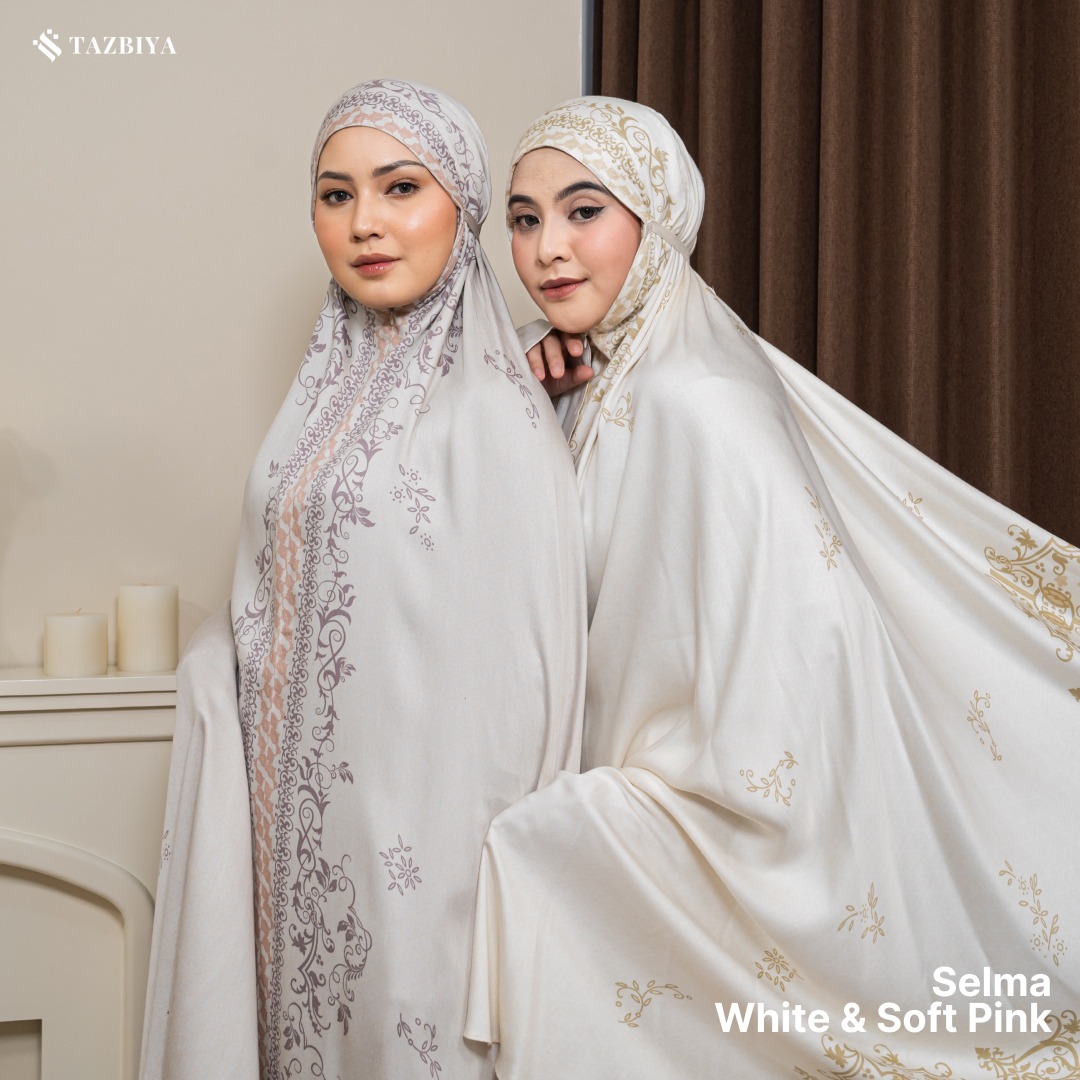 TAZBIYA MUKENA RAYON SATIN PREMIUM SELMA SERIES