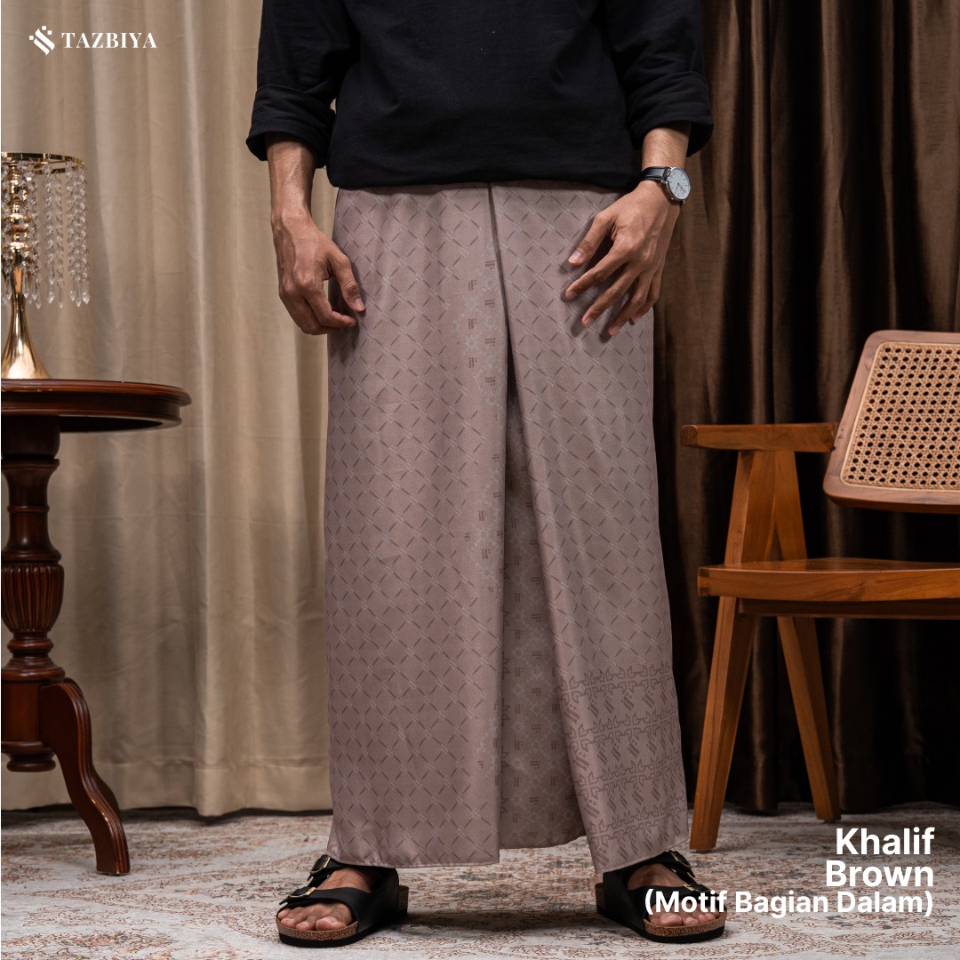 [NEW!] TAZBIYA PRAYER-SET SARUNG TWO-TONE KHALIF SERIES | SARUNG LAKI LAKI DEWASA MOTIF