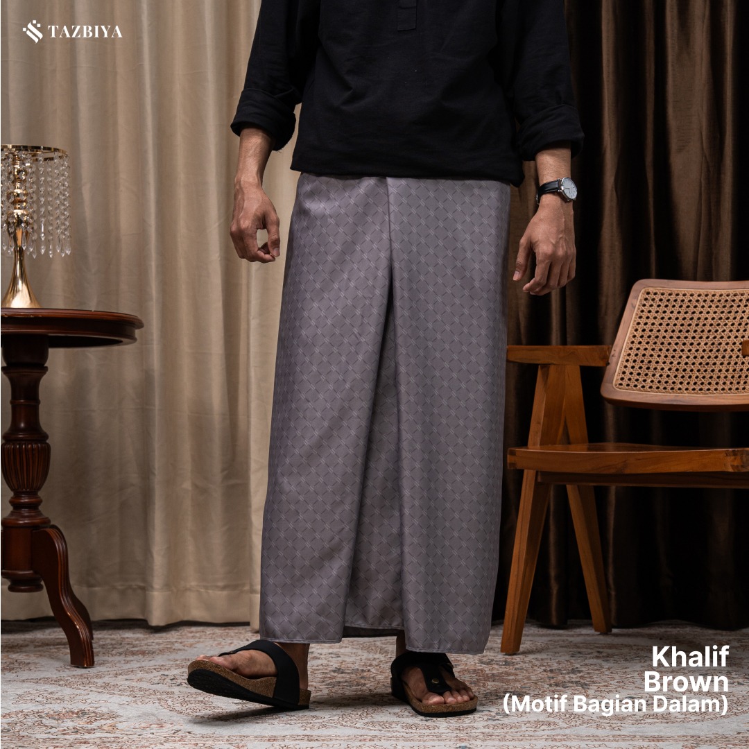[NEW!] TAZBIYA PRAYER-SET SARUNG TWO-TONE KHALIF SERIES | SARUNG LAKI LAKI DEWASA MOTIF