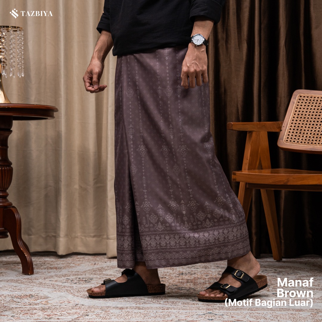 [NEW!] TAZBIYA PRAYER-SET SARUNG TWO-TONE MANAF SERIES | SARUNG LAKI LAKI DEWASA MOTIF